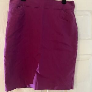 Charter Club Vibrant Magenta Pencil Skirt